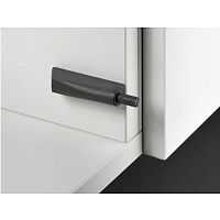Механизм push to open magnet для петель,прикруч. длинный ход, антрацит 9089630 Hettich