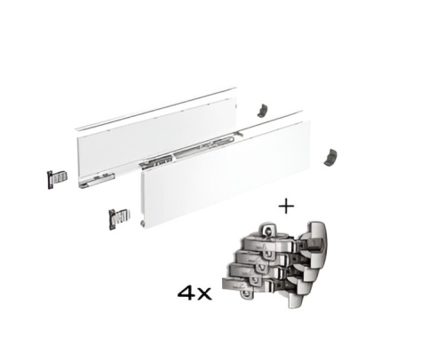 9339630 Комплект Ящика Avantech You, H139, Nl500, Белый С 4 Петлями Sensys 8645