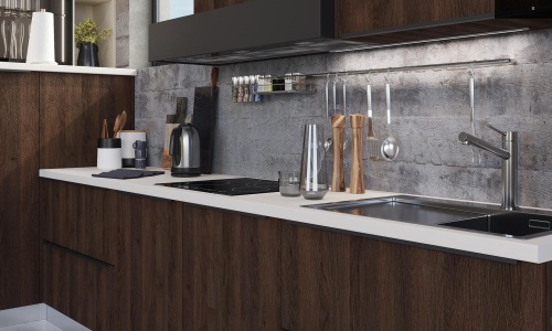 Фасадное полотно TSS CLEAF Riga/Fiocco LR28 2800*2070*18мм фото 2