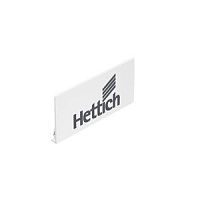 9257704 Заглушка на боковину AvanTech YOU, с логотипом Hettich, Белая